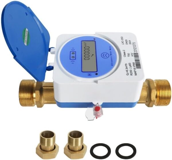 Tuya Zigbee Ultraschall-Wasserzähler IP68 LCD 25 mm