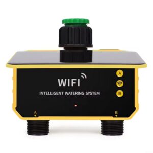 URPIZY Solar-Bewässerungs-Timer WiFi App-Steuerung 2 Ausgänge