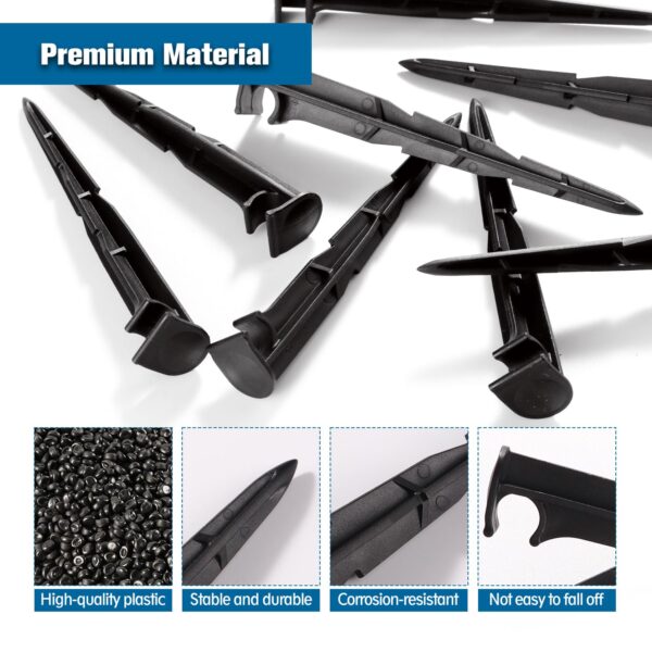 VooGenzek 30x Tropfhalter 8/12 mm für Bewässerungssystem, Mikrotropfen