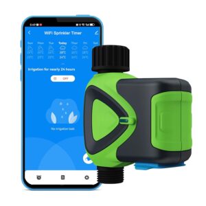 WiFi Gartensprühtimer mit App, Regenverzögerung & Alexa
