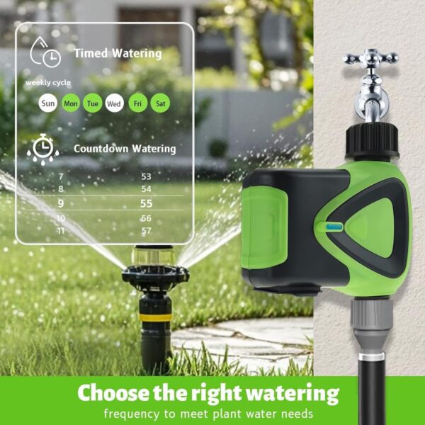 WiFi Gartensprühtimer mit App, Regenverzögerung & Alexa