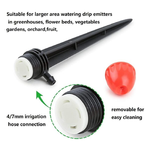 Yulaiyoen 6.35mm Tropf-Emitter 360° Automatik 30 Stk